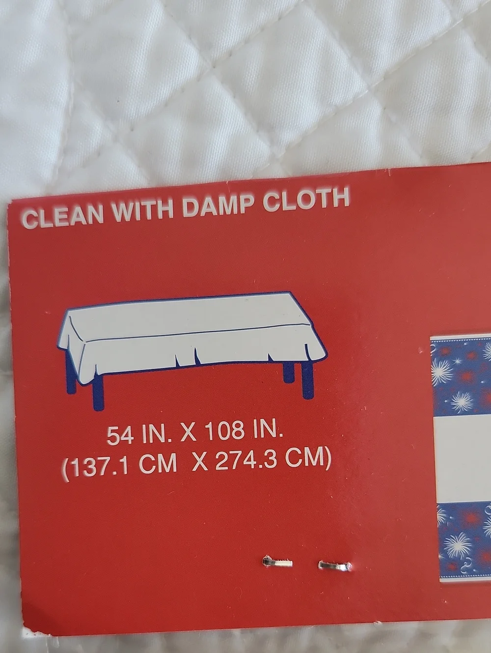 Stars & Stripes 8 Red, White & Blue Party Cups 1 Table Cover - 4th of July Theme